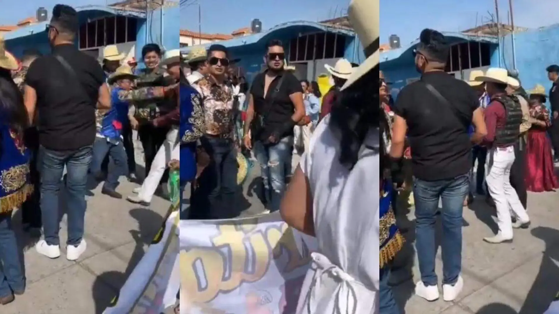 El alcalde de Juan C. Bonilla, José Cinto, dejó en evidencia su pasión por el carnaval y el alcohol